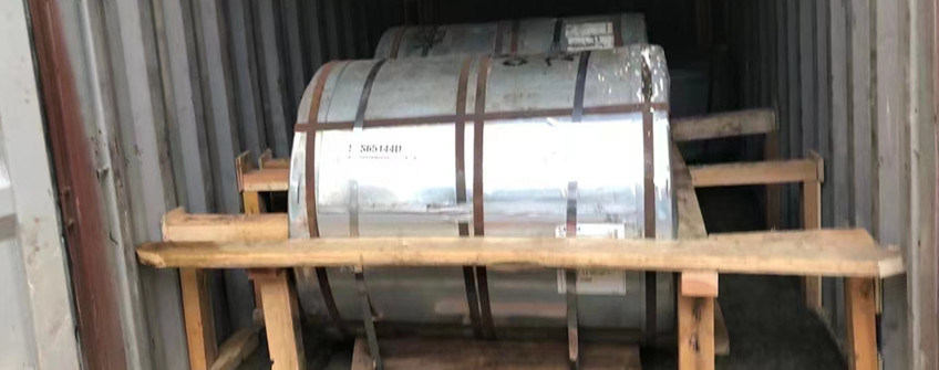 不锈钢卷海运出口澳州怎样装箱加固